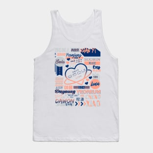 COSMIC GIRLS Collage Tank Top